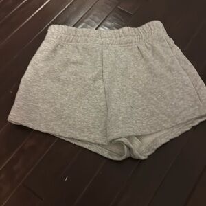 Very comfy gray sweat shorts